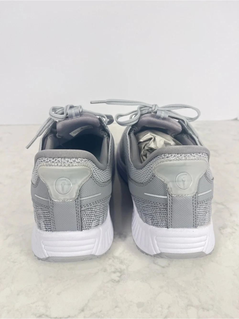 Ortho Feet Kita Women's Lightweight Gray Knit Athletic Sneakers. New no box!